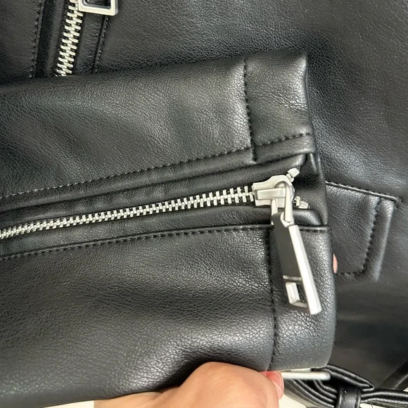 Rebecca Minkoff Faux leather Moto Jacket - Picture 4 of 9